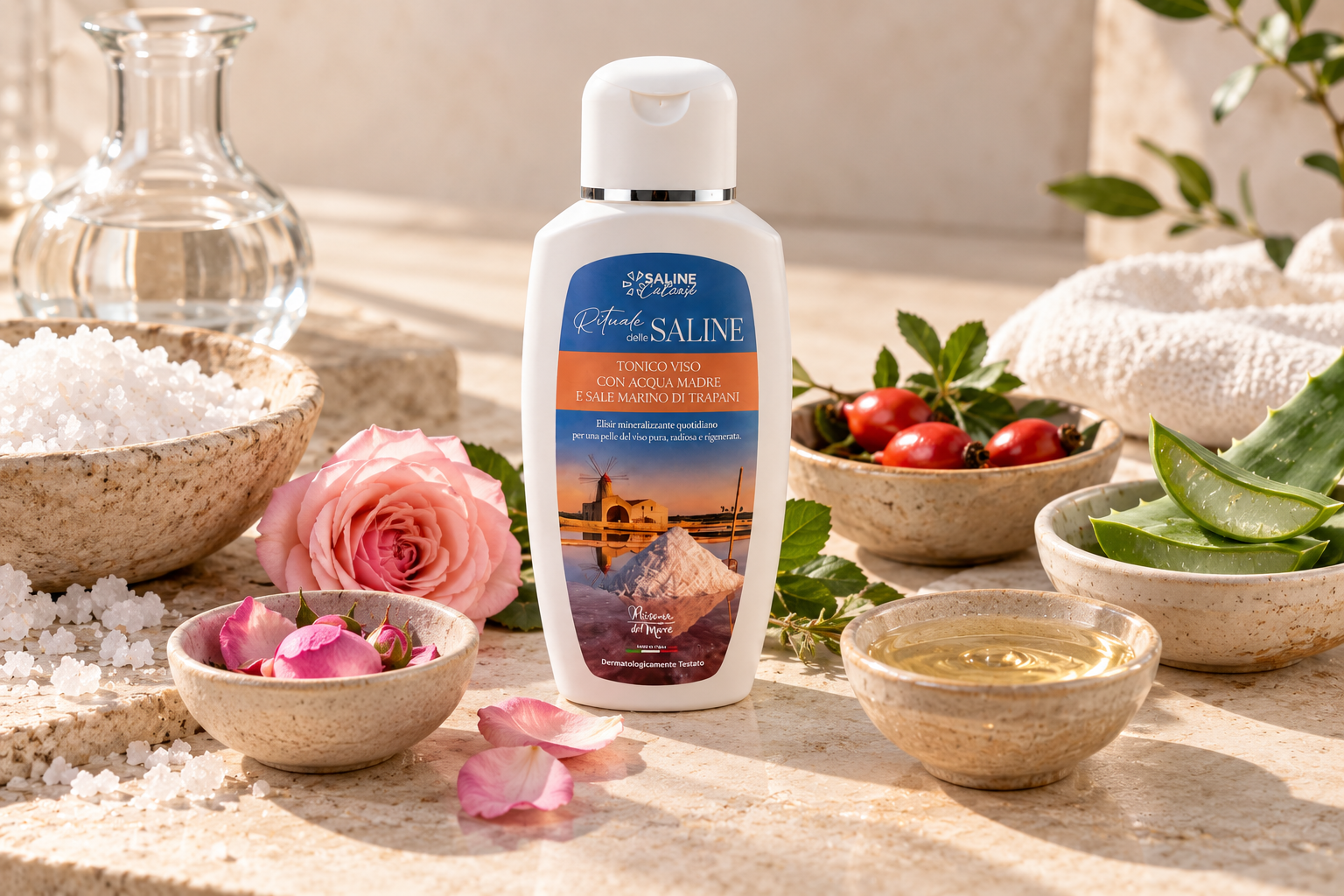 inci tonico viso acqua madre sale marino